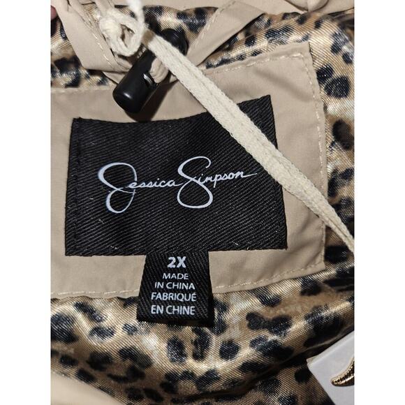 NWT! Jessica Simpson Women's Winter Coat Tan Packable Quilted Puffer 2XL - Picture 9 of 12